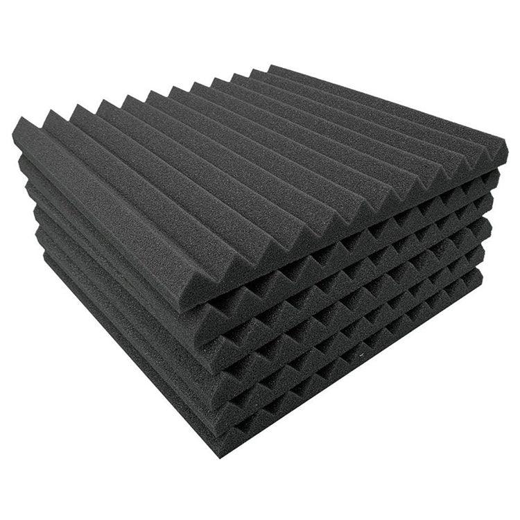 لوح عازل للصوت بأسلوب أخدود مثلثي 30x30x2.5 سم لاستوديو تسجيل الطبول وغرفة الفيديو، قطن عازل للصوت، 6 قطع، 10 قطع، 12 قطعة، 20 قطعة، 24 قطعة