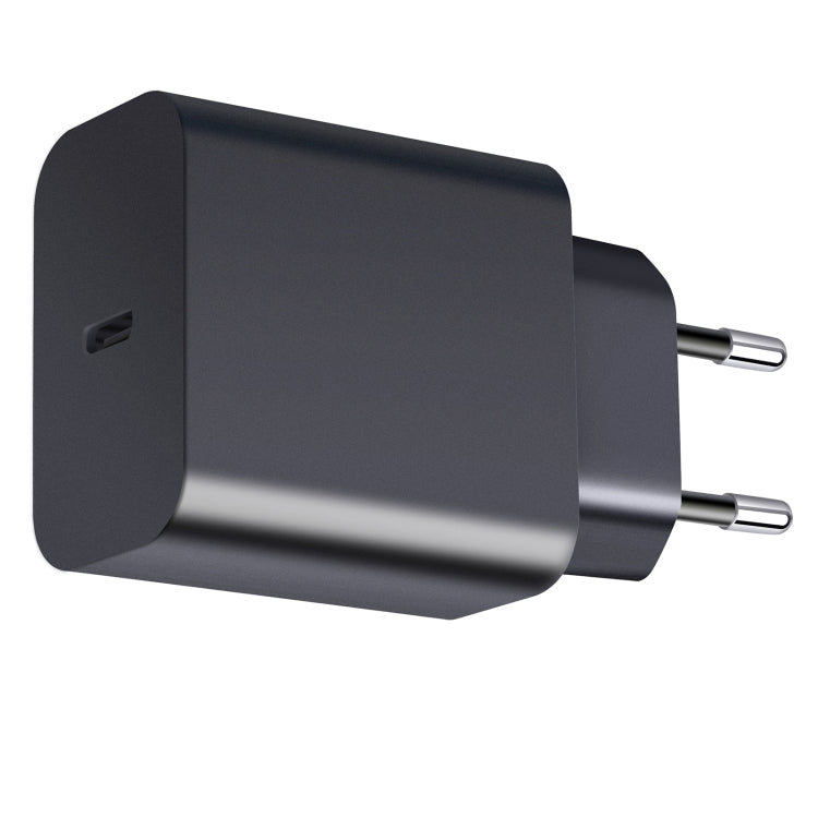 شاحن سفر XY PD بقوة 25 واط بمنفذ USB-C / Type-C مفرد لأجهزة سامسونج، شحن سريع، قابس الاتحاد الأوروبي