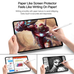 واقي شاشة ملمس ورقي غير لامع، لجهاز iPad Air (2019) / Pro 10.5 (2017) (قطعة واحدة)، iPad mini 3 / 2 / 1 (قطعة واحدة)، iPad mini 5 / 4 (قطعة واحدة)، iPad Pro 12.9 بوصة (2015) (قطعة واحدة)، iPad Pro 12.9 بوصة 2021 / 2020 (قطعة واحدة)