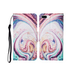 Painted Pattern Horizontal Flip Leathe Case, For iPhone 6, For iPhone 6 Plus, For iPhone 7 Plus