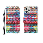 Painted Pattern Horizontal Flip Leathe Case, For iPhone 12 mini, For iPhone 12/12 Pro, For iPhone 12 Pro Max