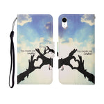 Painted Pattern Horizontal Flip Leathe Case, For iPhone XS Max