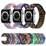 Elastic Watch Strap, For Apple Watch Series 7 45mm / 6 & SE & 5 & 4 44mm / 3 & 2 & 1 42mm, For Apple Watch Series 7 41mm / 6 & SE & 5 & 4 40mm / 3 & 2 & 1 38mm, For Apple Watch Apple Watch Series 7 45mm / 6 & SE & 5 & 4 44mm / 3 & 2 & 1 42mm           ...