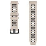 For Garmin Instinct / Instinct Esports Two-color Silicone Replacement Strap Watchband