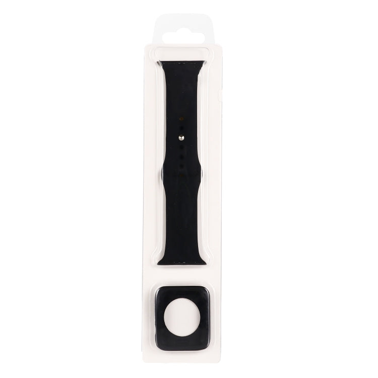 طقم حزام ساعة بديل من السيليكون + غطاء حماية للساعة، لسلسلة Apple Watch 9 / 8 / 7 بمقاس 41 مم، ولسلسلة Apple Watch 9 / 8 / 7 بمقاس 45 مم