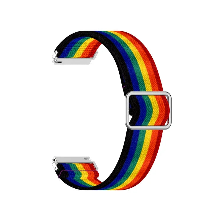سوار ساعة استبدال مطاطي قابل للتعديل بطباعة، 20 مم لساعات Samsung Galaxy Watch Active2 / Active، 22 مم لساعات Galaxy Watch3 45 مم / Huawei Watch GT 2 Pro