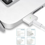 محول طاقة MagSafe 2 بقدرة 45 واط 14.85 فولت 3.05 أمبير 5 دبابيس A1436 لماك بوك، طول الكابل: 1.6 متر، قابس 45 واط أسترالي، قابس 45 واط أوروبي، قابس 45 واط بريطاني