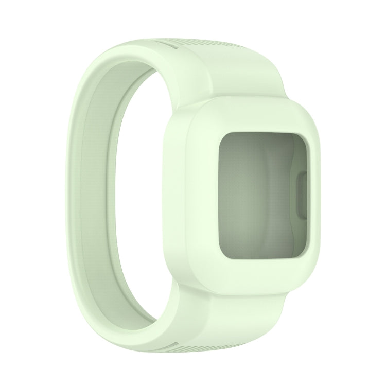 For Garmin Vivofit JR3 No Buckle Silicone Pure Color Replacement Watchband, S, L