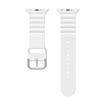 حزام ساعة سيليكون بأسلوب B للأعمال، لسلسلة Apple Watch 7 مقاس 45مم / 6 و SE و 5 و 4 مقاس 44مم / 3 و 2 و 1 مقاس 42مم، لـ Apple Watch Ultra مقاس 49مم / سلسلة 8 و 7 مقاس 45مم / SE 2 و 6 و SE و 5 و 4 مقاس 44مم / 3 و 2 و 1 مقاس 42مم