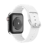 حزام ساعة سيليكون بأسلوب B للأعمال، لسلسلة Apple Watch 7 مقاس 45مم / 6 و SE و 5 و 4 مقاس 44مم / 3 و 2 و 1 مقاس 42مم، لـ Apple Watch Ultra مقاس 49مم / سلسلة 8 و 7 مقاس 45مم / SE 2 و 6 و SE و 5 و 4 مقاس 44مم / 3 و 2 و 1 مقاس 42مم