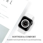 حزام ساعة سيليكون بأسلوب B للأعمال، لسلسلة Apple Watch 7 مقاس 45مم / 6 و SE و 5 و 4 مقاس 44مم / 3 و 2 و 1 مقاس 42مم، لـ Apple Watch Ultra مقاس 49مم / سلسلة 8 و 7 مقاس 45مم / SE 2 و 6 و SE و 5 و 4 مقاس 44مم / 3 و 2 و 1 مقاس 42مم