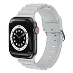 حزام ساعة سيليكون بأسلوب B للأعمال، لسلسلة Apple Watch 7 مقاس 45مم / 6 و SE و 5 و 4 مقاس 44مم / 3 و 2 و 1 مقاس 42مم، لـ Apple Watch Ultra مقاس 49مم / سلسلة 8 و 7 مقاس 45مم / SE 2 و 6 و SE و 5 و 4 مقاس 44مم / 3 و 2 و 1 مقاس 42مم
