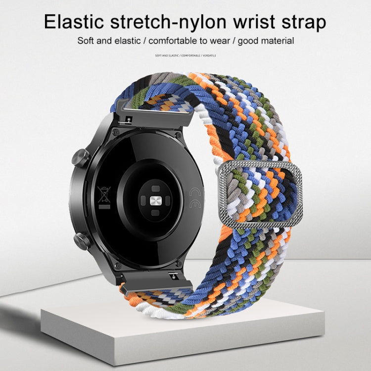 Adjustable Nylon Braided Elasticity Replacement Strap Watchband, For Samsung Galaxy Watch 42mm, For Samsung Galaxy Watch 46mm, For Samsung Galaxy Watch 3 41mm