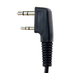 ميكروفون مكبر صوت أنبوب صوتي مخفي RETEVIS TK مع زر ضغط الحنجرة لجهازي H-777 / RT-5R / RT-5RV / RT-B6، TK حنجرة