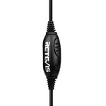 ميكروفون سماعة رأس RETEVIS TK بمقبس 2 سن مع زر ضغط لجهازي H-777 / RT-5R / RT-5RV / RT-B6، TK