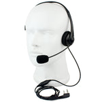 ميكروفون سماعة رأس RETEVIS TK بمقبس 2 سن مع زر ضغط لجهازي H-777 / RT-5R / RT-5RV / RT-B6، TK