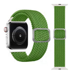 Buckle Braided Elastic Strap Watch Band For Apple Watch Series 9&8&7 41mm / SE 3&SE 2&6&SE&5&4 40mm / 3&2&1 38mm(Rainbow Color), For Apple Watch Series 8&7 41mm / SE 2&6&SE&5&4 40mm / 3&2&1 38mm                                                          ...