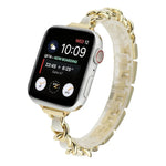 سوار ساعة من الفولاذ المقاوم للصدأ بسبع خرزات للخصر الصغير لسلسلة Apple Watch 6 و SE و Ultra 49 مم / السلسلة 8 و 7 45 مم / SE 2 و 6 و SE و 5 و 4 44 مم / 3 و 2 و 1 42 مم، لسلسلة Apple Watch 8 و 7 41 مم / SE 2 و 6 و SE و 5 و 4 40 مم / 3 و 2 و 1 38 مم