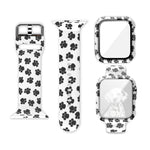 Silicone Printing Integrated Replacement Watch Case Watchband, For Apple Watch Series 6 / 5 / 4 / Watch SE 44mm, For Apple Watch Series 6 / 5 / 4 / Watch SE 40mm, For Apple Watch Series 3 & 2 & 1 42mm