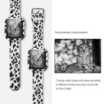 Silicone Printing Integrated Replacement Watch Case Watchband, For Apple Watch Series 3 & 2 & 1 38mm