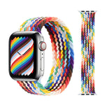 أحزمة ساعة بديلة من النايلون المضفر برأس معدني، الحجم: XS 135مم لسلسلة Apple Watch 6 و SE و 5 و 4 بمقاس 44مم / 3 و 2 و 1 بمقاس 42مم، XS 135مم 44مم / 42مم