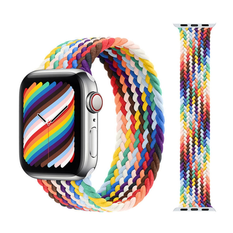 أحزمة ساعة بديلة من النايلون المضفر برأس معدني، الحجم: XS 135مم لسلسلة Apple Watch 6 و SE و 5 و 4 بمقاس 44مم / 3 و 2 و 1 بمقاس 42مم، XS 135مم 44مم / 42مم