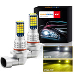 DC9-36V 30W 3000LM IP65 Car LED Double Color Fog Light with 30LEDs SMD-2525 Lamp, 2 PCS V6 880, 2 PCS V6 9005, 2 PCS V6 9006, 2 PCS V6 H4, 2 PCS V6 H7, 2 PCS V6 H10, 2 PCS V6 H11, 2 PCS V6 H16, 2 PCS V6 P13W