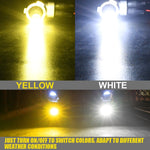 DC9-36V 30W 3000LM IP65 Car LED Double Color Fog Light with 30LEDs SMD-2525 Lamp, 2 PCS V6 880, 2 PCS V6 9005, 2 PCS V6 9006, 2 PCS V6 H4, 2 PCS V6 H7, 2 PCS V6 H10, 2 PCS V6 H11, 2 PCS V6 H16, 2 PCS V6 P13W