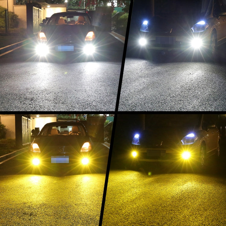 DC9-36V 30W 3000LM IP65 Car LED Double Color Fog Light with 30LEDs SMD-2525 Lamp, 2 PCS V6 880, 2 PCS V6 9005, 2 PCS V6 9006, 2 PCS V6 H4, 2 PCS V6 H7, 2 PCS V6 H10, 2 PCS V6 H11, 2 PCS V6 H16, 2 PCS V6 P13W