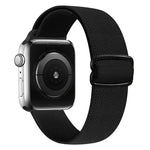حزام ساعة بديل من النايلون مع إبزيم بشكل 8، لسلسلة Apple Watch 9 و 8 و 7 بمقاس 41مم / SE 3 و SE 2 و 6 و SE و 5 و 4 بمقاس 40مم / 3 و 2 و 1 بمقاس 38مم، لسلسلة Apple Watch 7 بمقاس 45مم / و 6 و SE و 5 و 4 بمقاس 44مم