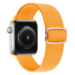 حزام ساعة بديل من النايلون مع إبزيم بشكل 8، لسلسلة Apple Watch 9 و 8 و 7 بمقاس 41مم / SE 3 و SE 2 و 6 و SE و 5 و 4 بمقاس 40مم / 3 و 2 و 1 بمقاس 38مم، لسلسلة Apple Watch 7 بمقاس 45مم / و 6 و SE و 5 و 4 بمقاس 44مم
