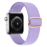 حزام ساعة بديل من النايلون مع إبزيم بشكل 8، لسلسلة Apple Watch 9 و 8 و 7 بمقاس 41مم / SE 3 و SE 2 و 6 و SE و 5 و 4 بمقاس 40مم / 3 و 2 و 1 بمقاس 38مم، لسلسلة Apple Watch 7 بمقاس 45مم / و 6 و SE و 5 و 4 بمقاس 44مم