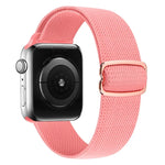حزام ساعة بديل من النايلون مع إبزيم بشكل 8، لسلسلة Apple Watch 9 و 8 و 7 بمقاس 41مم / SE 3 و SE 2 و 6 و SE و 5 و 4 بمقاس 40مم / 3 و 2 و 1 بمقاس 38مم، لسلسلة Apple Watch 7 بمقاس 45مم / و 6 و SE و 5 و 4 بمقاس 44مم