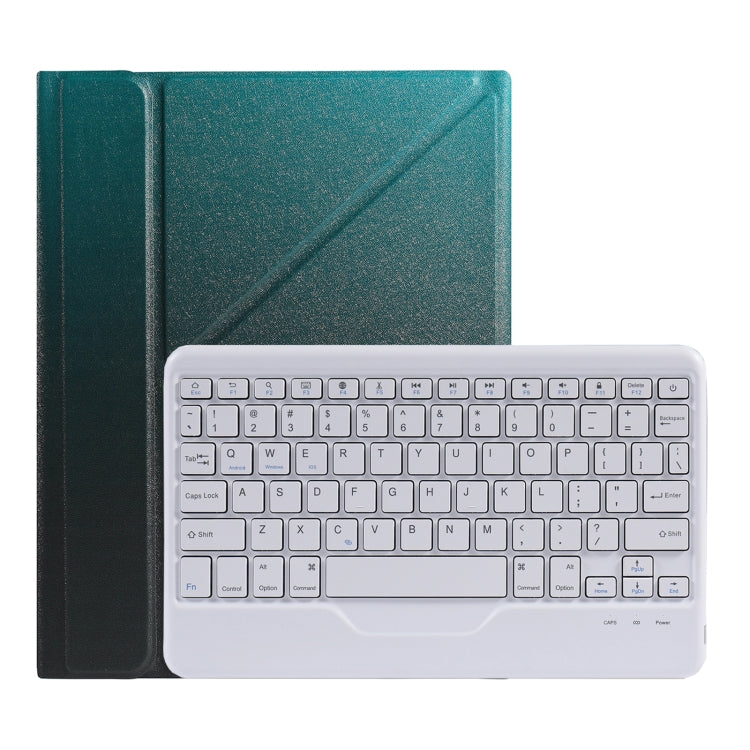 غطاء جلد للوحة مفاتيح بلوتوث قابل للفصل مع حامل مثلث وفتحة قلم، لجهاز iPad 9.7 2018 و2017 / Pro 9.7 / Air 2، لجهاز iPad 10.2 2020 و2019 / Pro 10.5 بوصة / Air 3 10.5 بوصة