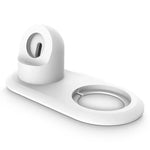حامل شحن متعدد الوظائف 2 في 1 مع Magsafe لساعة Apple / آيفون