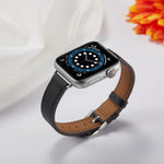 سوار ساعة من الجلد بنمط B لسلسلة Apple Watch، 7 مقاس 45مم / 6 و SE و 5 و 4 مقاس 44مم / 3 و 2 و 1 مقاس 42مم، 7 مقاس 41مم / 6 و SE و 5 و 4 مقاس 40مم / 3 و 2 و 1 مقاس 38مم
