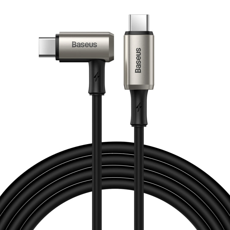 كابل Baseus CATPN-01 100W 5A PD3.1 Gen2 USB-C / Type-C إلى USB-C / Type-C HD لنفس الشاشة، كابل مطرقي متحد المحور، طول الكابل: 1.5 م