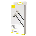 كابل Baseus CATPN-01 100W 5A PD3.1 Gen2 USB-C / Type-C إلى USB-C / Type-C HD لنفس الشاشة، كابل مطرقي متحد المحور، طول الكابل: 1.5 م