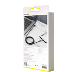 كابل Baseus CATPN-01 100W 5A PD3.1 Gen2 USB-C / Type-C إلى USB-C / Type-C HD لنفس الشاشة، كابل مطرقي متحد المحور، طول الكابل: 1.5 م