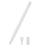 مجموعة غطاء حماية قلم سيليكون بألوان صافية 3 في 1 لقلم Apple Pencil 2