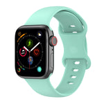 سوار ساعة سيليكون بحجم كبير لسلسلة Apple Watch، 7 مقاس 41مم / 6 و SE و 5 و 4 مقاس 40مم / 3 و 2 و 1 مقاس 38مم، الحجم: حجم كبير، 7 مقاس 45مم / 6 و SE و 5 و 4 مقاس 44مم / 3 و 2 و 1 مقاس 42مم، الحجم: حجم كبير