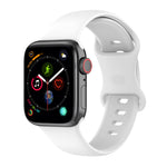 سوار ساعة سيليكون بحجم كبير لسلسلة Apple Watch، 7 مقاس 41مم / 6 و SE و 5 و 4 مقاس 40مم / 3 و 2 و 1 مقاس 38مم، الحجم: حجم كبير، 7 مقاس 45مم / 6 و SE و 5 و 4 مقاس 44مم / 3 و 2 و 1 مقاس 42مم، الحجم: حجم كبير