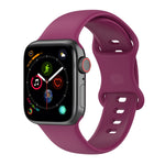 أساور ساعة سيليكون لسلسلة Apple Watch، 7 مقاس 41مم / 6 و SE و 5 و 4 مقاس 40مم / 3 و 2 و 1 مقاس 38مم، الحجم: رمز صغير، 7 مقاس 45مم / 6 و SE و 5 و 4 مقاس 44مم / 3 و 2 و 1 مقاس 42مم، الحجم: رمز صغير