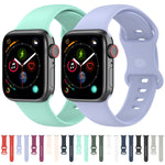 أساور ساعة سيليكون لسلسلة Apple Watch، 7 مقاس 41مم / 6 و SE و 5 و 4 مقاس 40مم / 3 و 2 و 1 مقاس 38مم، الحجم: رمز صغير، 7 مقاس 45مم / 6 و SE و 5 و 4 مقاس 44مم / 3 و 2 و 1 مقاس 42مم، الحجم: رمز صغير