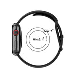أساور ساعة سيليكون لسلسلة Apple Watch، 7 مقاس 41مم / 6 و SE و 5 و 4 مقاس 40مم / 3 و 2 و 1 مقاس 38مم، الحجم: رمز صغير، 7 مقاس 45مم / 6 و SE و 5 و 4 مقاس 44مم / 3 و 2 و 1 مقاس 42مم، الحجم: رمز صغير