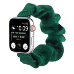 أساور ساعة بديلة على شكل رباط شعر لسلسلة Apple Watch، 7 مقاس 45مم / 6 و SE و 5 و 4 مقاس 44مم / 3 و 2 و 1 مقاس 42مم، 7 مقاس 41مم / 6 و SE و 5 و 4 مقاس 40مم / 3 و 2 و 1 مقاس 38مم