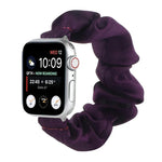 أساور ساعة بديلة على شكل رباط شعر لسلسلة Apple Watch، 7 مقاس 45مم / 6 و SE و 5 و 4 مقاس 44مم / 3 و 2 و 1 مقاس 42مم، 7 مقاس 41مم / 6 و SE و 5 و 4 مقاس 40مم / 3 و 2 و 1 مقاس 38مم