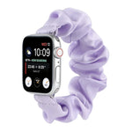 أساور ساعة بديلة على شكل رباط شعر لسلسلة Apple Watch، 7 مقاس 45مم / 6 و SE و 5 و 4 مقاس 44مم / 3 و 2 و 1 مقاس 42مم، 7 مقاس 41مم / 6 و SE و 5 و 4 مقاس 40مم / 3 و 2 و 1 مقاس 38مم