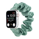 أساور ساعة بديلة على شكل رباط شعر لسلسلة Apple Watch، 7 مقاس 45مم / 6 و SE و 5 و 4 مقاس 44مم / 3 و 2 و 1 مقاس 42مم، 7 مقاس 41مم / 6 و SE و 5 و 4 مقاس 40مم / 3 و 2 و 1 مقاس 38مم