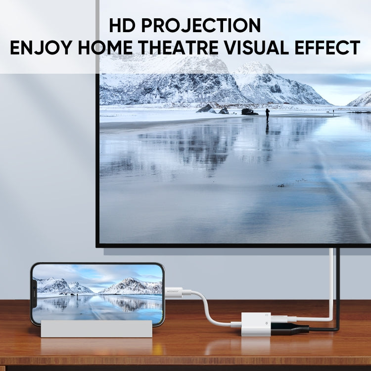 محول محول JOYROOM S-H141 من 8 Pin إلى HDMI، S-H141